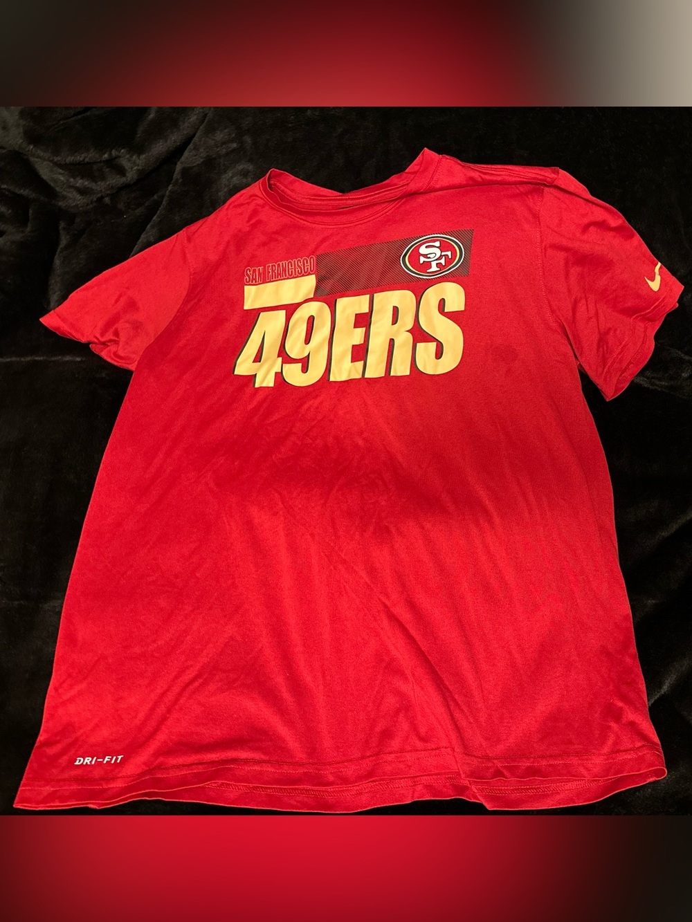 Nike San Francisco 49ERS DRI FIT Tee Shirt Men's XL
